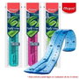 Maped Regla Twist'n Flex Flexible de 15 cm, Colores Surtidos
